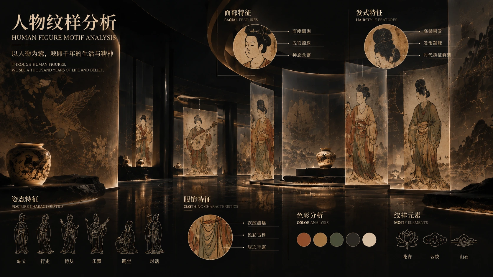 人物纹样分析图